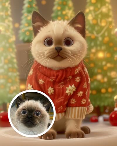 ペット加工アプリ-pet portrait app-.xmasjpeg