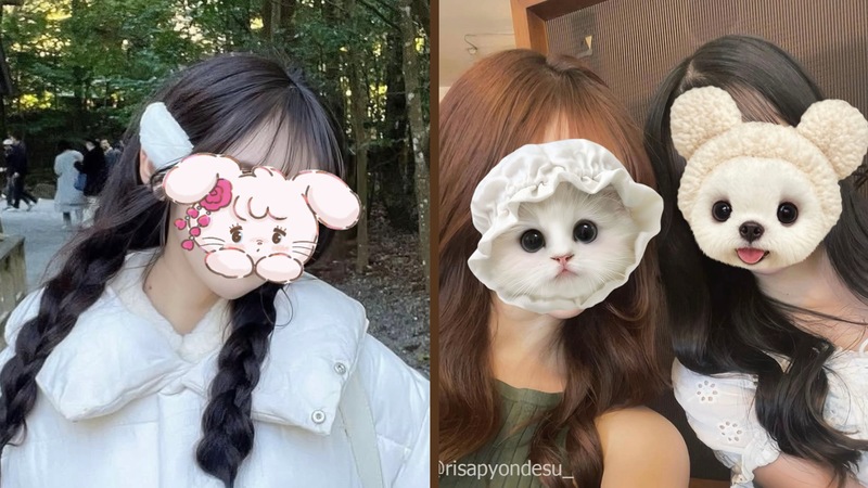 2025年最新版の使える顔隠し素材！インスタで人気のおしゃれな顔隠し・顔ぼかし加工9選【無料】