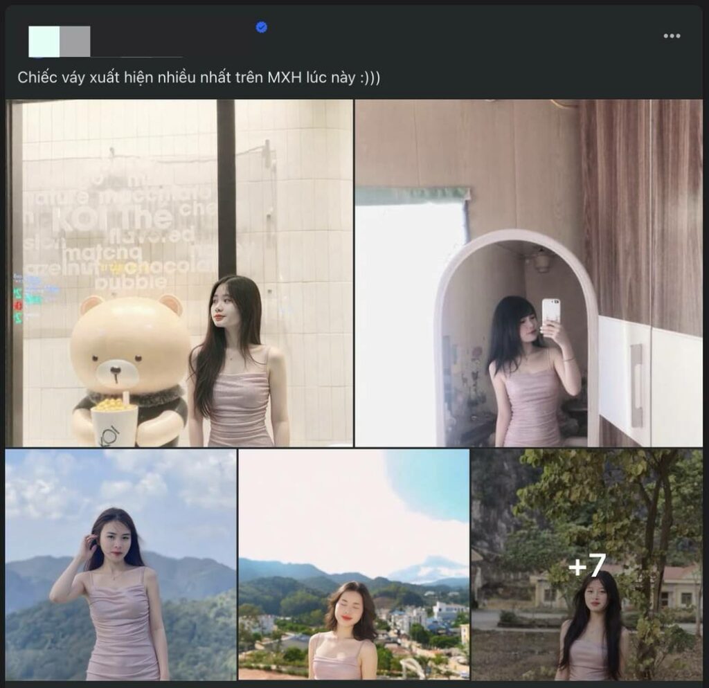 Pink Dress Trend-chiếc váy hồng mới nổi trên mạng xã hội Việt Nam