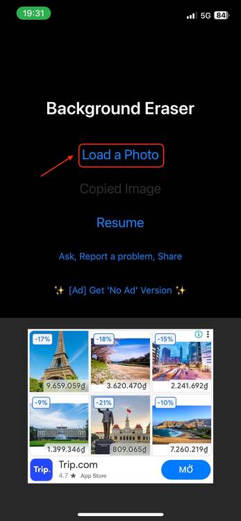 Background Eraser-app tách nền-trang chủ