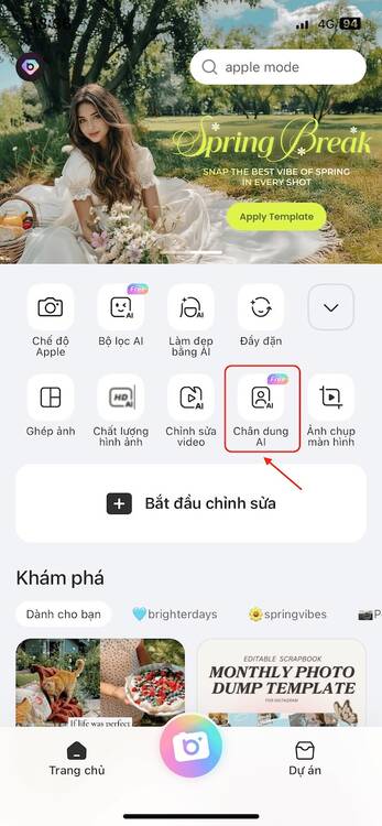 BeautyPlus-Cách ghép mặt vào ảnh-step1