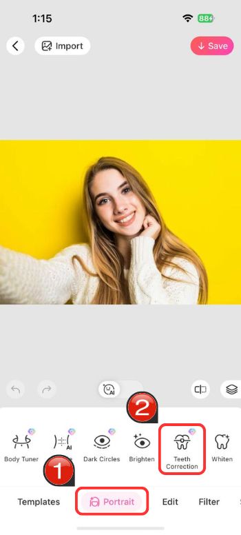 Best Straight Teeth Filter for the Perfect Smile - BeautyPlus App - 04