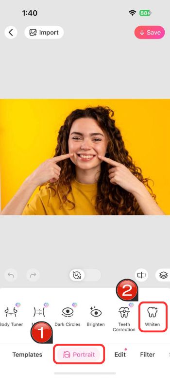 Best Straight Teeth Filter for the Perfect Smile - BeautyPlus App Filter - 04