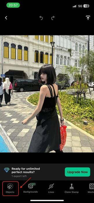 Chọn ảnh cần chỉnh sửa với TouchRetouch