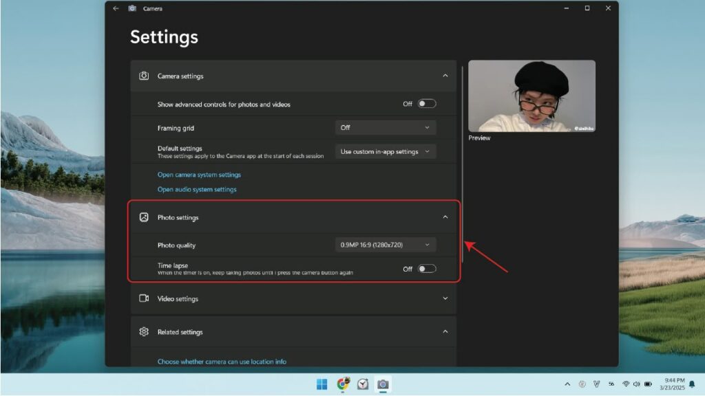 Windows-Chụp hình với camera được tích sẵn trên Windows