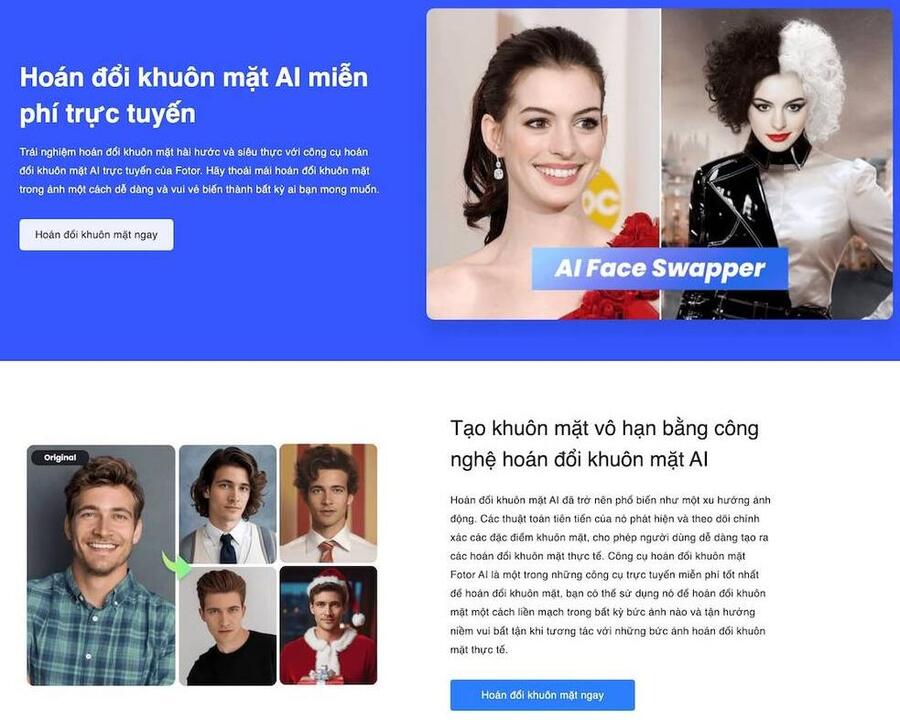 fotor online-Ghép mặt vào ảnh online