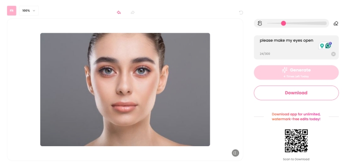 Fix Closed Eyes in Photo Online with beautyplus 03