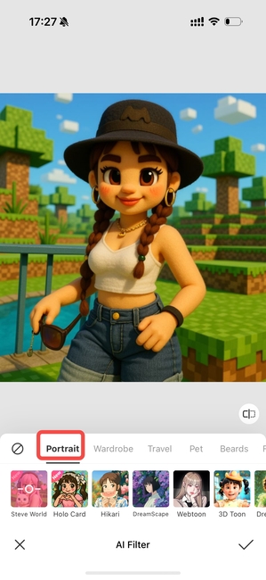 minecraft pixel art generator- BeautyPlus-Steve World- 04