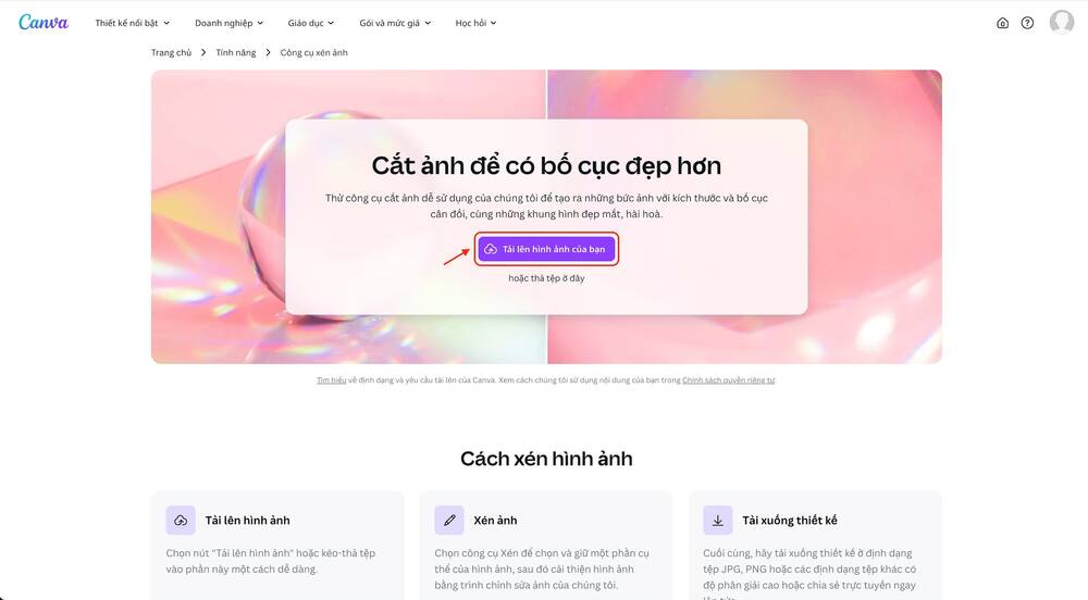 Chọn ảnh muốn cắt thành cỡ 4x6