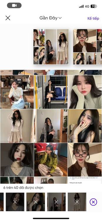 PicsArt- cách ghép ảnh-Chọn ảnh cần ghép
