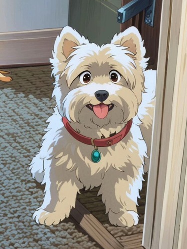 ghibli filter - pet - after