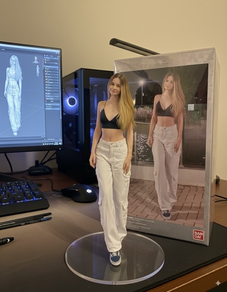 Google AI Studio generate action figure after