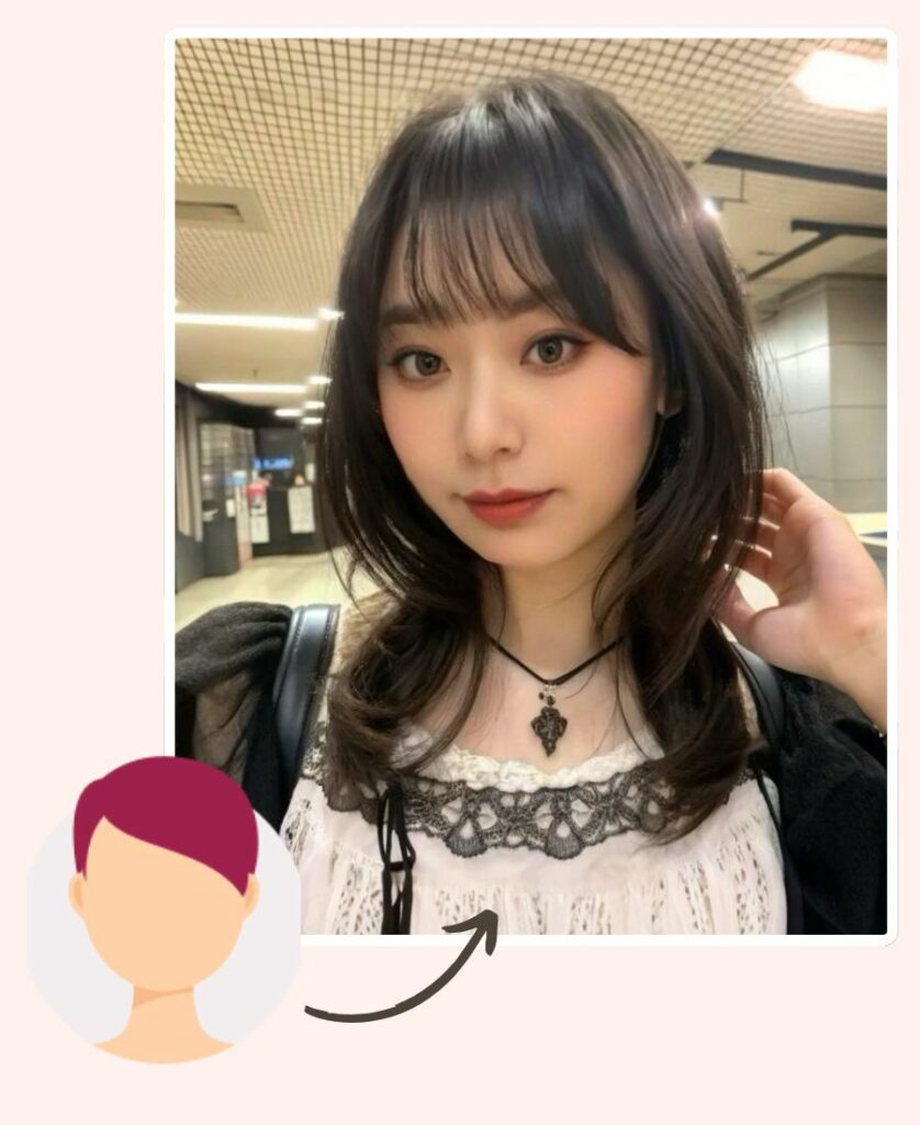 round face hairstyle