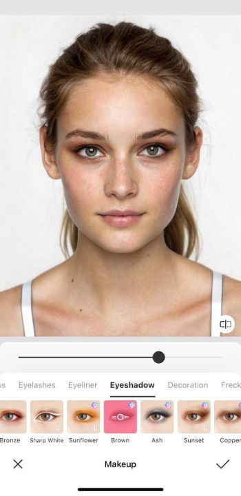BeautyPlus App Screenshot EN - eyeshadow