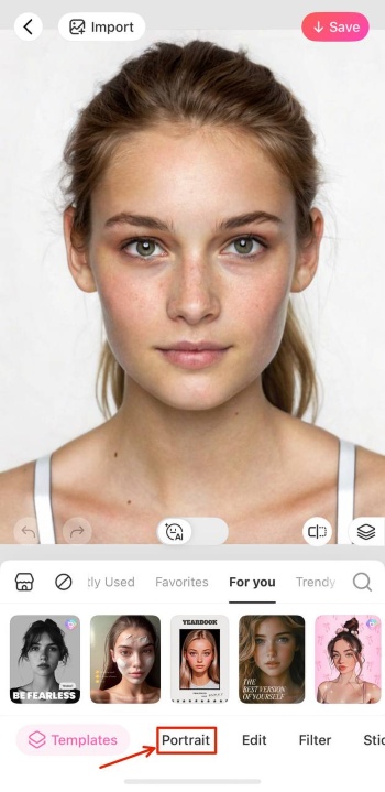 BeautyPlus App Screenshot EN - portrait