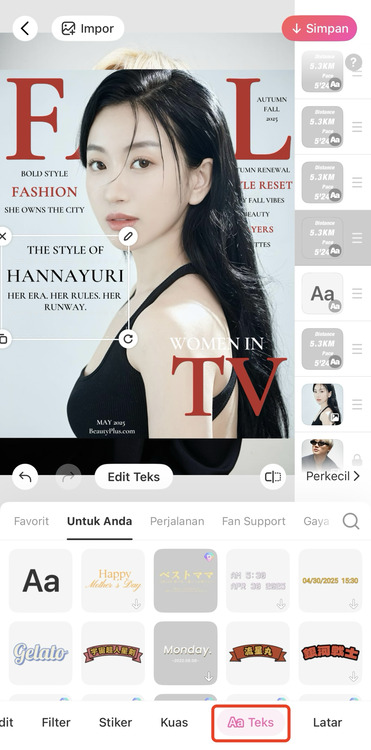 aplikasi edit tulisan di foto-pilih ikon teks-langkah 2