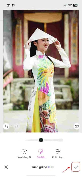 app xoá chữ trên ảnh-ứng dụng xóa chữ trên ảnh-ứng dụng BeautyPlus-bước 6