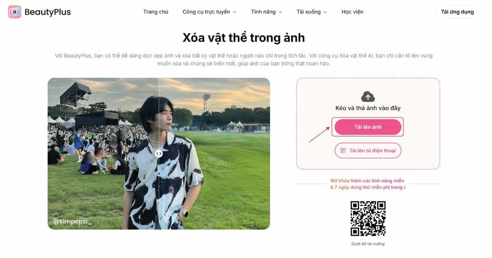app xoá chữ trên ảnh-công cụ xóa từ và đối tượng-bước 1