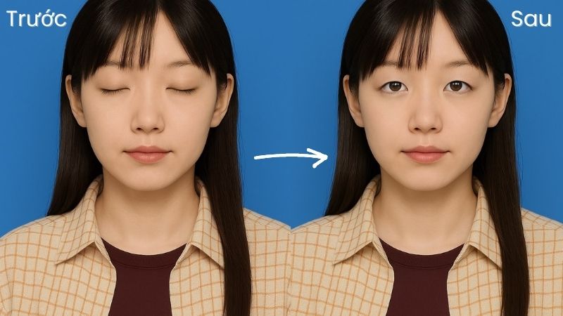 Hướng dẫn cách chỉnh ảnh nhắm mắt trên điện thoại siêu đơn giản