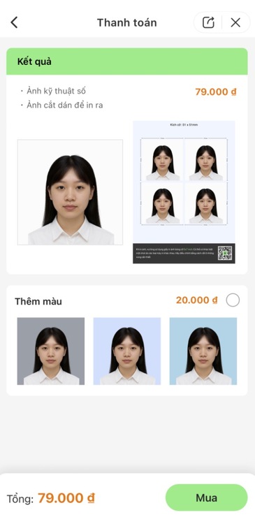 cách chụp ảnh thẻ bằng điện thoại-Kết quả chụp ảnh thẻ với BeautyPlus