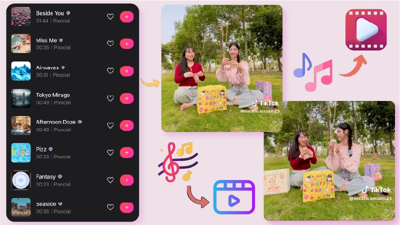 Hướng dẫn cách ghép nhạc vào video trên iPhone 2025 miễn phí
