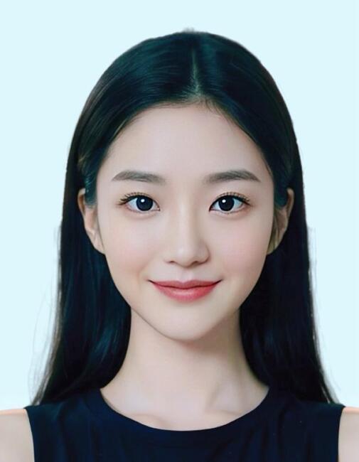 マイナンバーカード写真-表情を自然な笑顔に調整する
