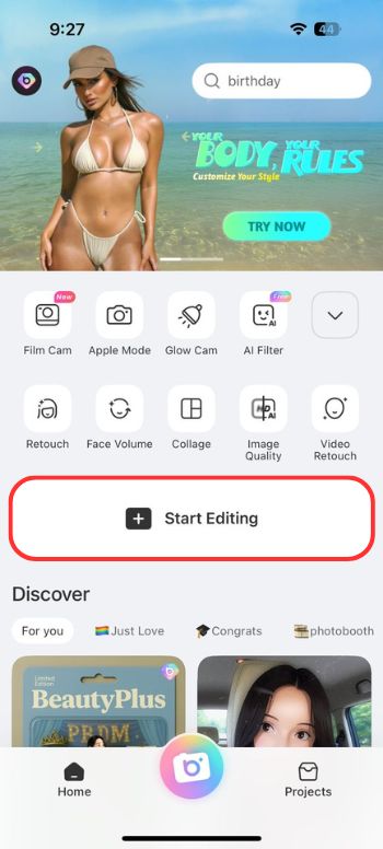 add speech bubble to photo-start editing 02