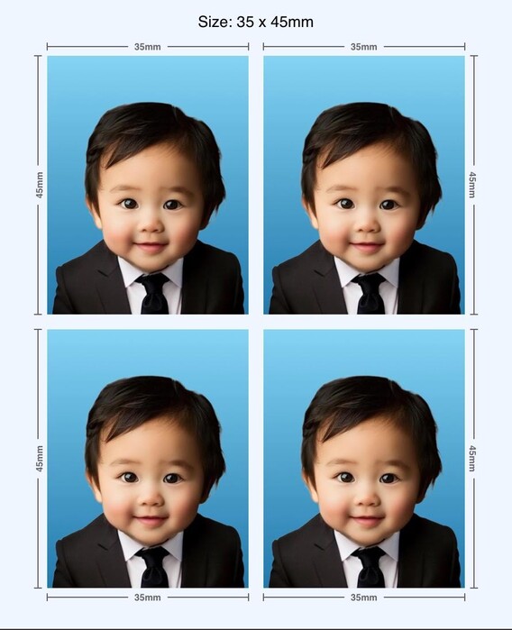 赤ちゃんのマイナンバーカードの写真印刷
