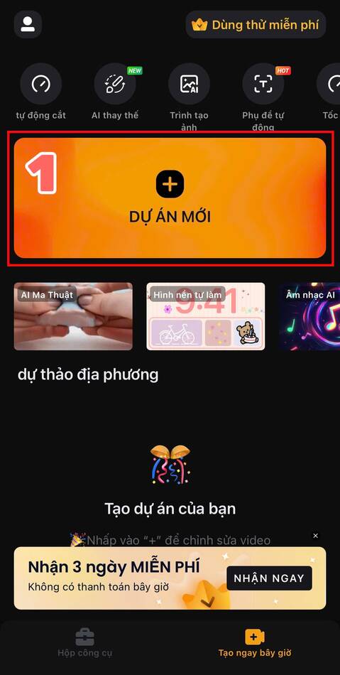cách chèn chữ vào video-Chọn video muốn chèn chữ với VivaVideo 01