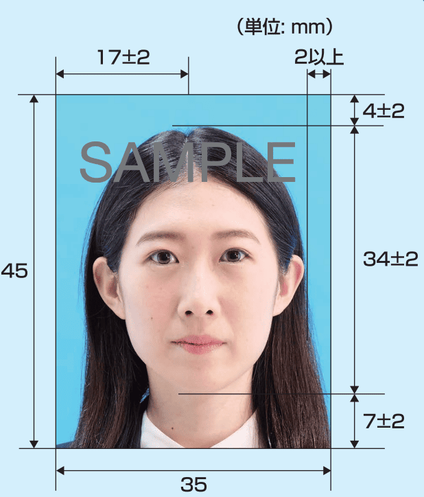 パスポート写真の規定 - 要件を満たす