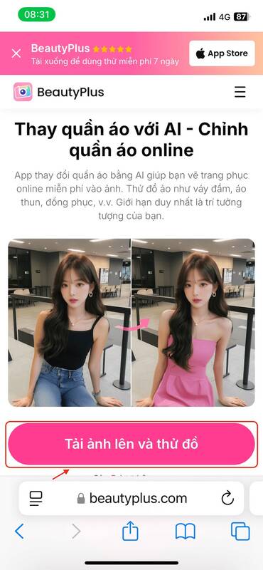 ghép áo sơ mi vào ảnh trên điện thoại-Truy cập trang web