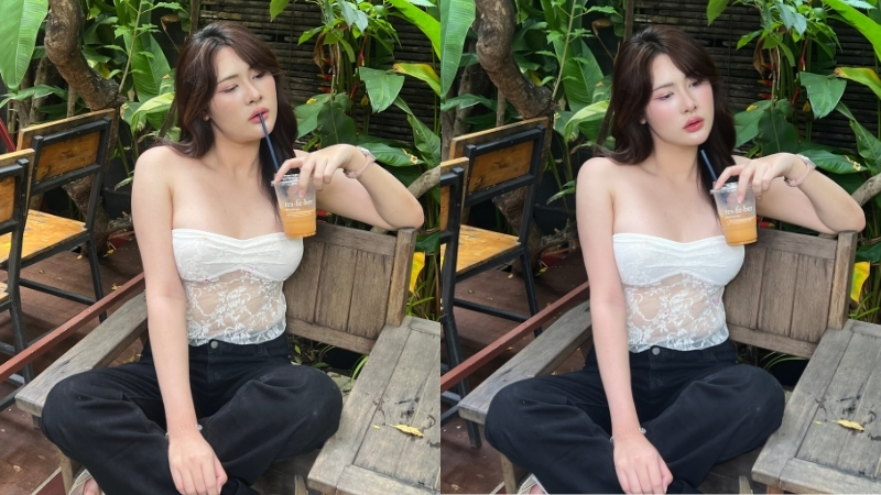 ปรับรูปร่างร่างกาย: แก้ไขและรูปร่างเพรียวบางบนภาพถ่ายเป็น 10