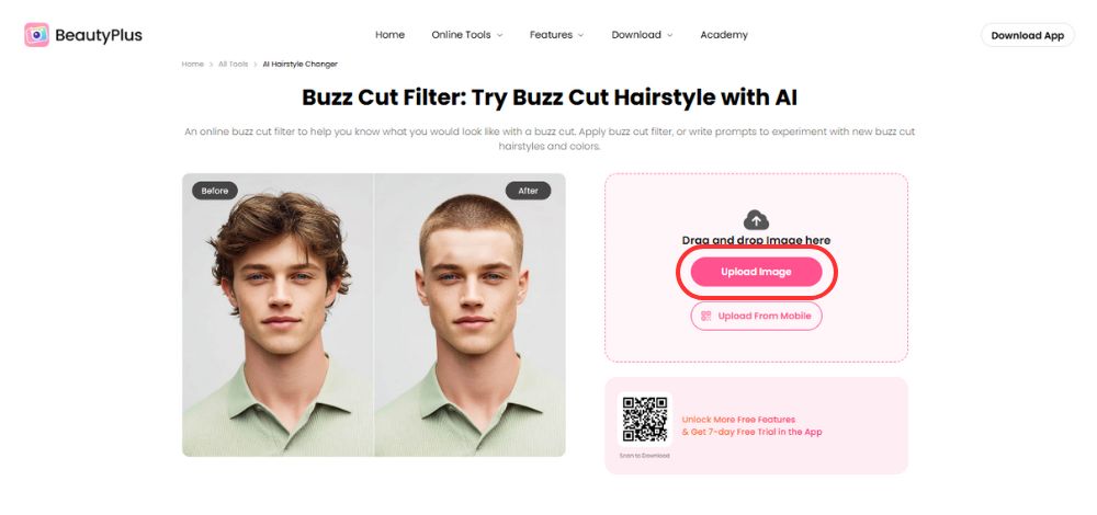 What Would I Look Like With a Buzz Cut - BeautyPlus Online - 02