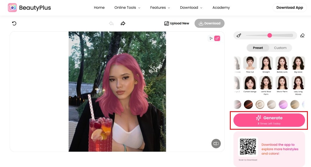 What would I look like with Blonde Hair - Beautyplus - step3