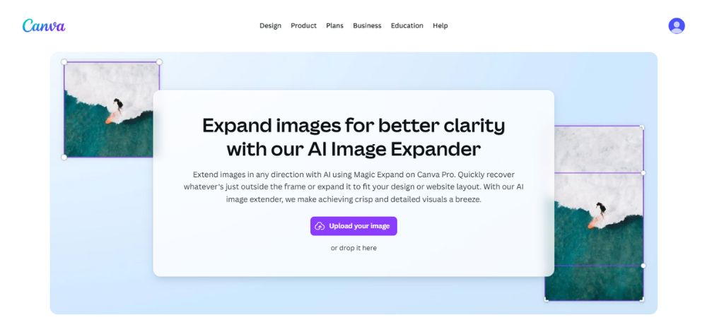 ai expand image-online image extender-canva