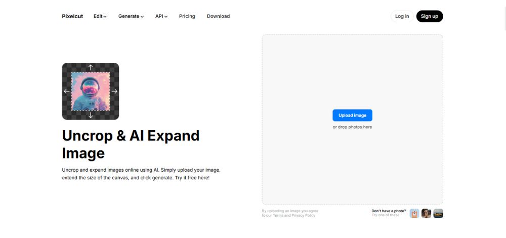 ai expand image-online image extender-pixel