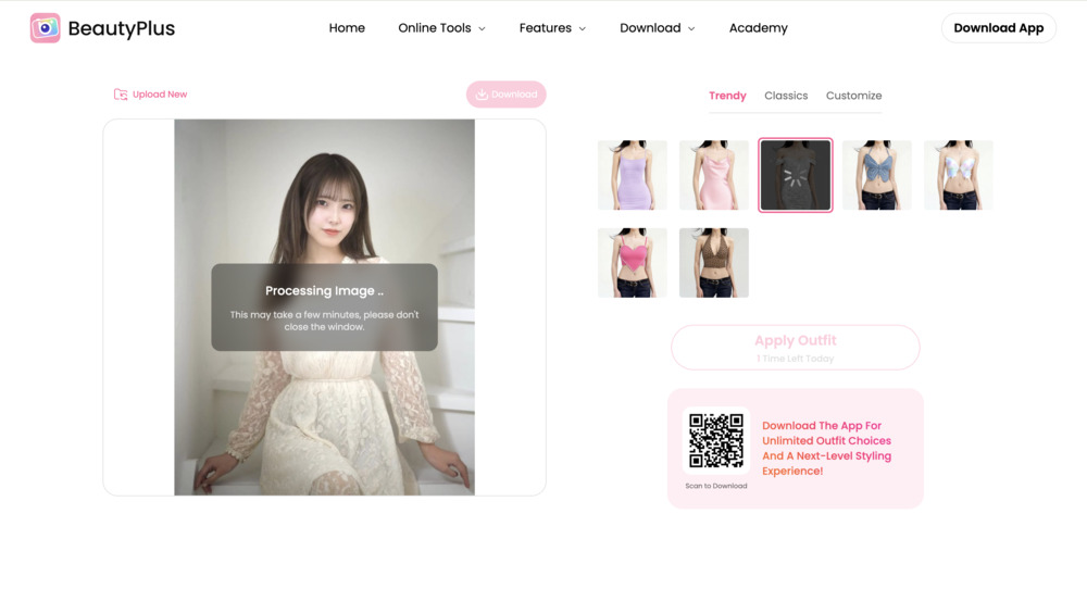 app thay đổi quần áo-xử lý hình ảnh