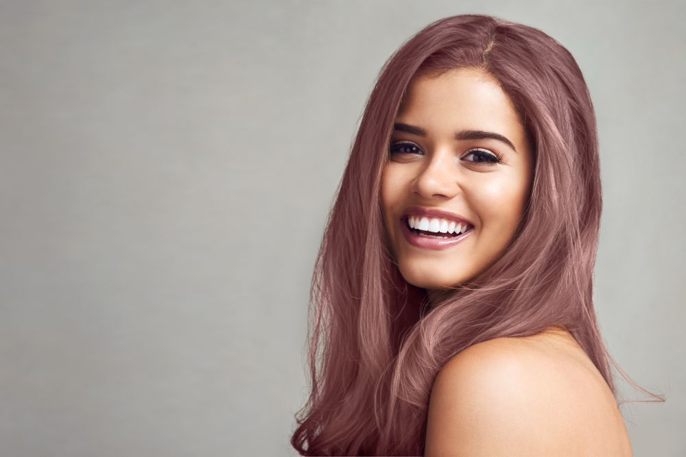 hair color try on app - pink