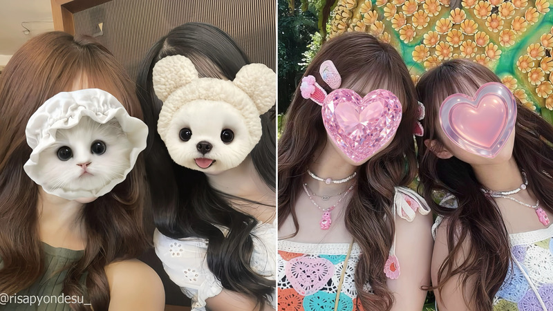 2025年最新版の使える顔隠し素材！インスタで人気のおしゃれな顔隠し・顔ぼかし加工11選【無料】