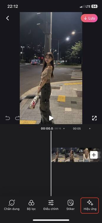 video chuyển cảnh-Chọn thêm hiệu ứng vào video 02