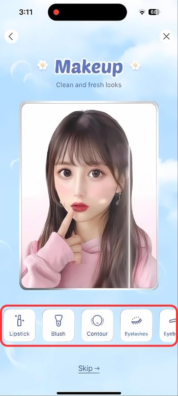 Photo Booth Apps-BeautyPlus-makeup