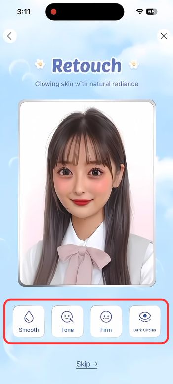 Photo Booth Apps-BeautyPlus-retouch