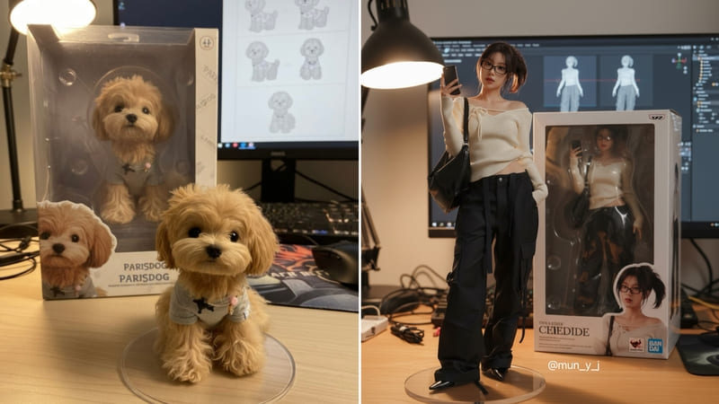 【2025년 최신판 】 사진을 AI 액션 피규어 스타일로 편집하는 방법