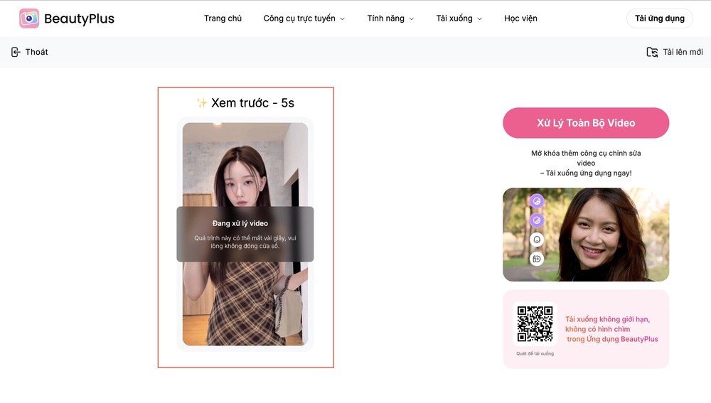 xóa nền video-Ứng dụng xử lý video trong nháy mắt