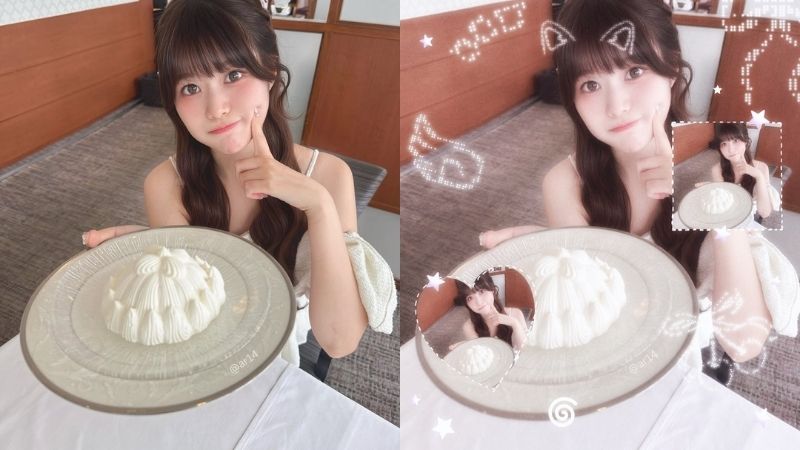 BeautyPlusのデジカメ風カメラ機能