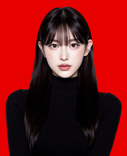 ganti background foto online warna merah - After