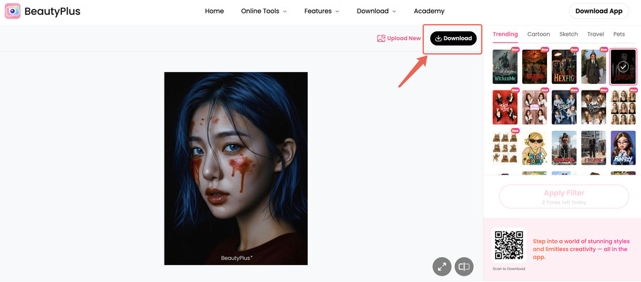 How to Make Halloween PFP - Take Halloween PFP Selfies - Download
