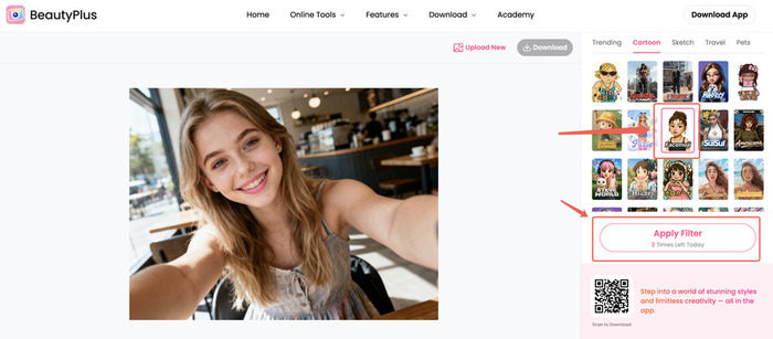 BeautyPlus Online - Before