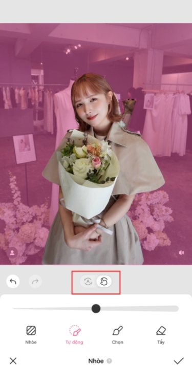 cách làm mờ nền ảnh-chọn thủ công vùng bạn muốn làm mờ