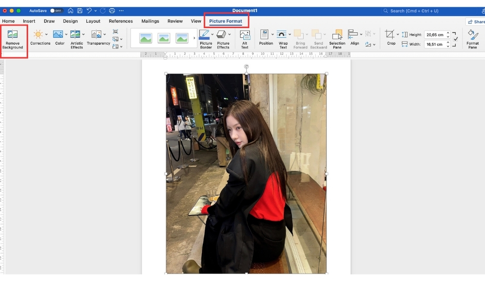 cách xóa nền ảnh-Làm theo hướng dẫn và chọn Xóa nền